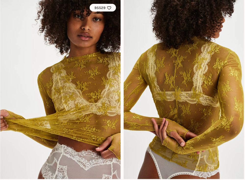NWT Free People Lady Lux Layering Top | Size Small